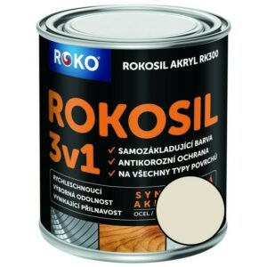 Barva samozákladující Rokosil akryl 3v1 RK 300 slon. kost 0