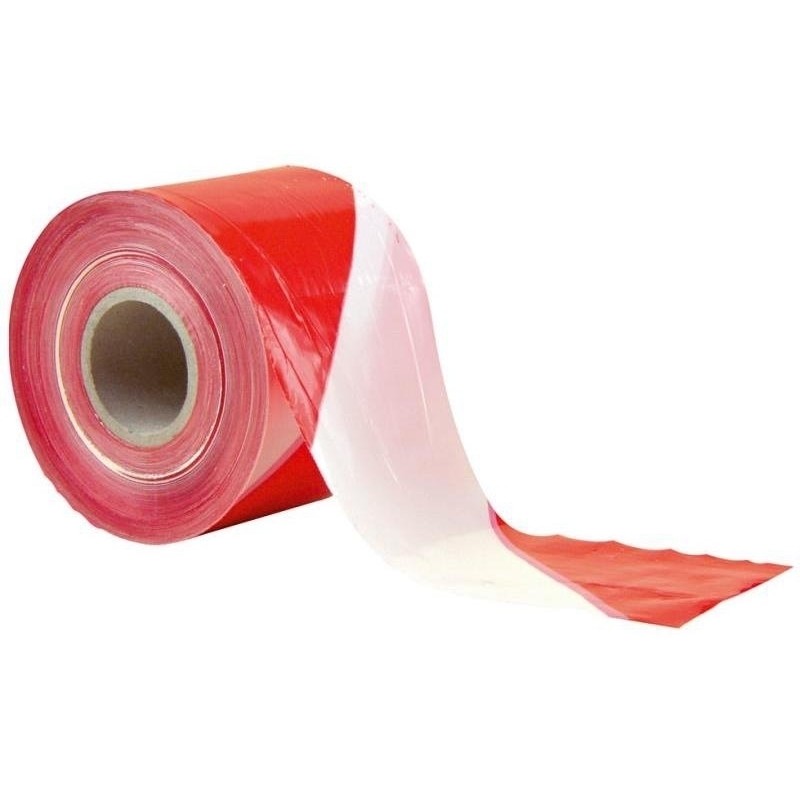 Páska výstražná 80 mm/250 m červeno-bílá